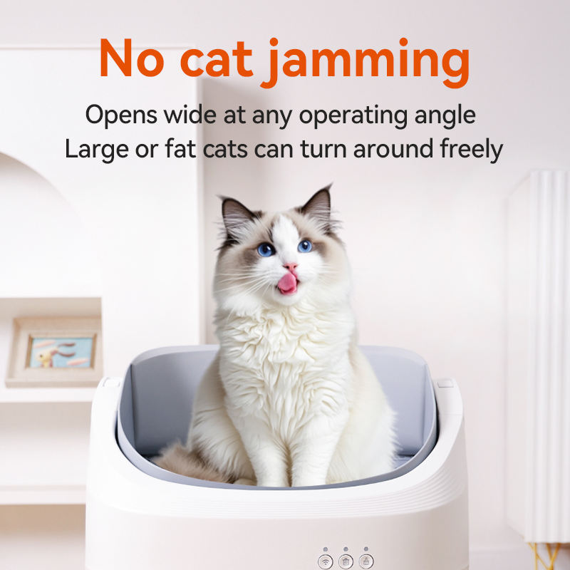 Cost-Effective Low Noise Electric Self Cleaning Cat Litter Box Open Top Smart Cat Toilet with Odor Removal